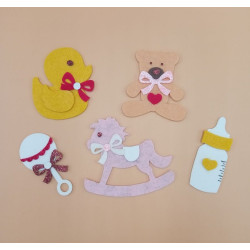 Fustella XL Set accessori nascita bimbo