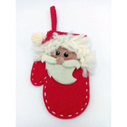 Fustella XL Guanto e viso Babbo Natale