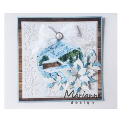 Fustella metallica Marianne Design Creatables Snowflakes border