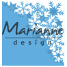 Fustella metallica Marianne Design Creatables Snowflakes corner