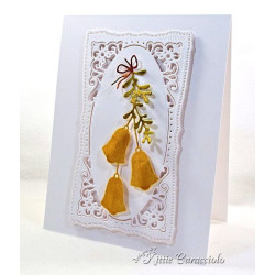 Fustella metallica Mistletoe and Bells