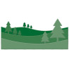 Fustella metallica Tree Landscape Layers