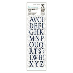 Fustella metallica Xcut Alphabet Vintage