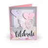 Fustella Sizzix Framelits Let's Celebrate con timbri
