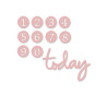 Fustella Sizzix Thinlits Dainty Uppercase by Debi Potter