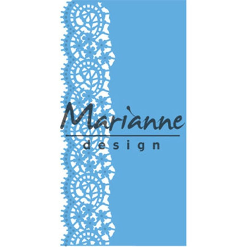 Fustella metallica Marianne Design Creatables Lace border (S)