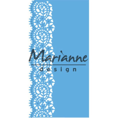 Fustella metallica Marianne Design Creatables Lace border (S)