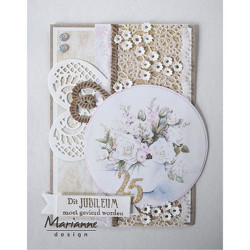 Fustella metallica Marianne Design Creatables Rope with heart