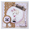 Fustella metallica Marianne Design Craftables Brush numbers
