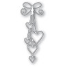 Fustella metallica Memory Box Ribbon Hearts