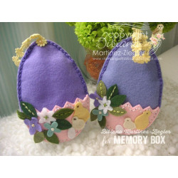 Fustella metallica Memory Box Big and Little Chick