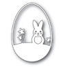 Fustella metallica PoppyStamps Easter Bunny Egg