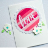 Fustella metallica PoppyStamps Love Stitch Circle