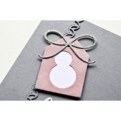 Fustella metallica PoppyStamps Taglet And Bow