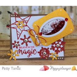 Fustella metallica PoppyStamps Taglet And Bow