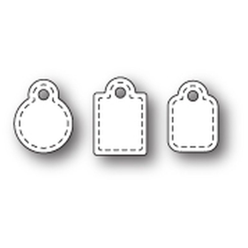 Fustella metallica PoppyStamps Stitched Market Tags