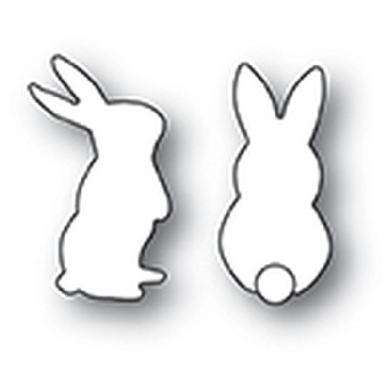 Fustella metallica PoppyStamps Little Rabbits