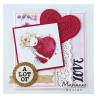 Fustella metallica Marianne Design Craftables Lace heart