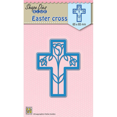 Fustella metallica Nellie's Choice Easter Cross