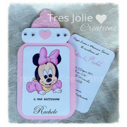 Fustella A4 Biglietto Biberon e Cuore
