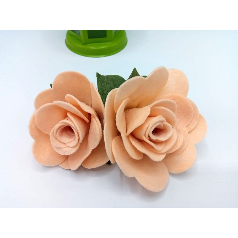 Fustella XL Rose due misure con foglia