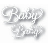 Fustella metallica Tutti Designs Word Set Baby