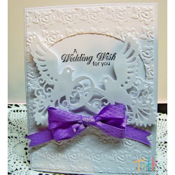 Fustella metallica Tutti Designs Doves and Rings