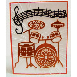 Fustella metallica Tutti Designs Drum Set
