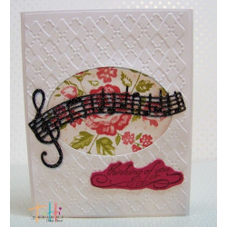 Fustella metallica Tutti Designs Musical Stave