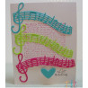 Fustella metallica Tutti Designs Musical Stave