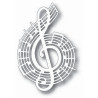 Fustella metallica Tutti Designs Treble Clef
