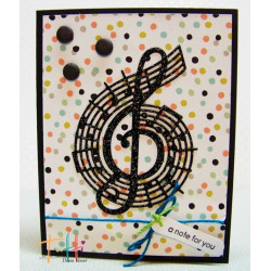 Fustella metallica Tutti Designs Treble Clef