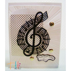 Fustella metallica Tutti Designs Treble Clef