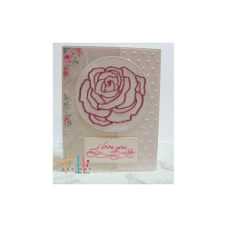 Fustella metallica Tutti Designs Delicate Rose