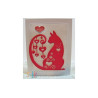 Fustella metallica Tutti Designs Fancy Hearted Cat