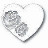 Fustella metallica Tutti Designs Two Rose Heart