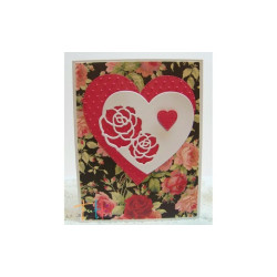 Fustella metallica Tutti Designs Two Rose Heart
