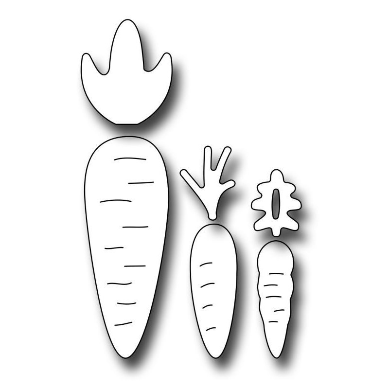 Fustella metallica Carrot Set