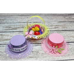 Fustella metallica Bonnet Basket Treat Cup