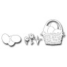 Fustella metallica Vintage Basket And Eggs