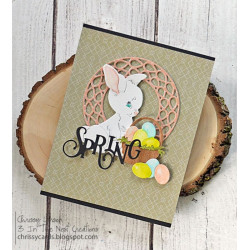 Fustella metallica Vintage Basket And Eggs