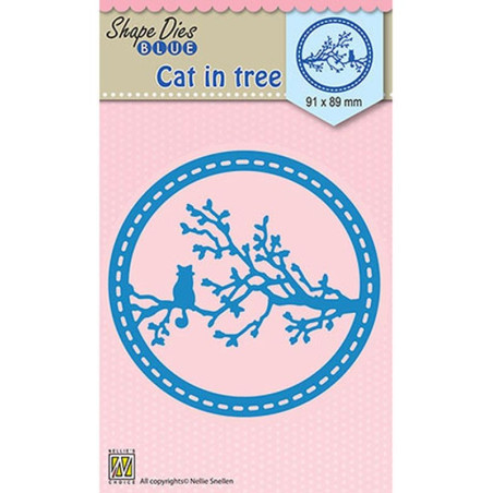 Fustella metallica Nellie's Choice Cat in tree