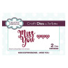 Fustella metallica Creative Expressions Miss You