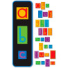 Fustella Sizzix Vowel Play Alphabet Set Lowercase minuscolo