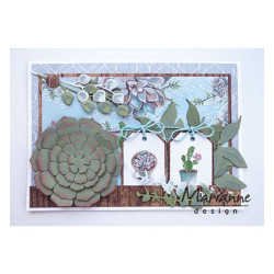 Fustella metallica Marianne Design Craftables Herbs & leaves
