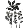 Fustella metallica Marianne Design Craftables Herbs & leaves