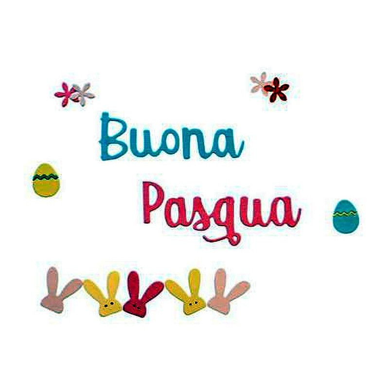 Fustella Sizzix Thinlits Buona Pasqua