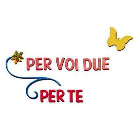 Fustella Sizzix Thinlits Per te Per voi