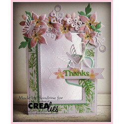Fustella timbro Crealies Flower A large 05