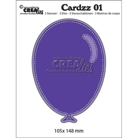 Fustella timbro Crealies Balloon 1